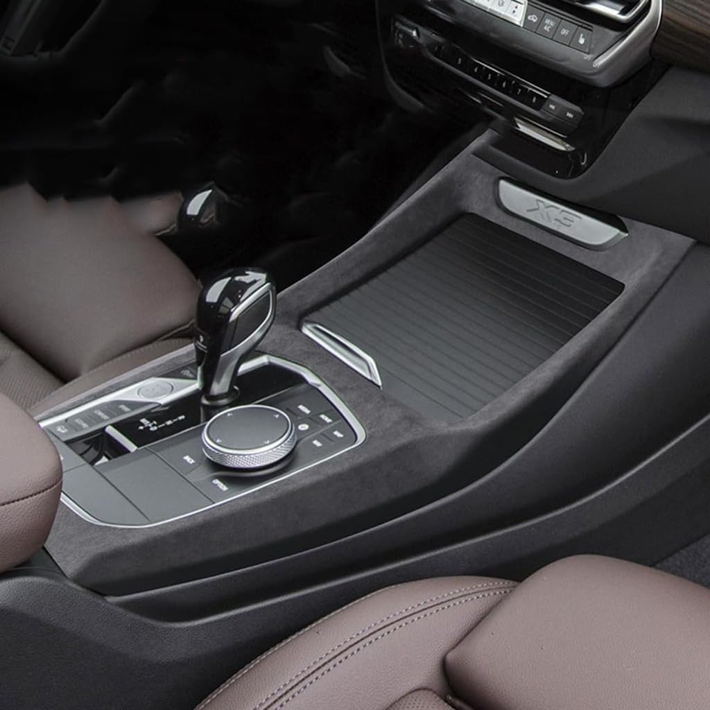 Compatible with BMW X3 X4 G01 G02 2021-2023 Car Center Console Gear Shift Boot Frame Edge Decoration Panel Cover Trim ABS Plastic Stickers