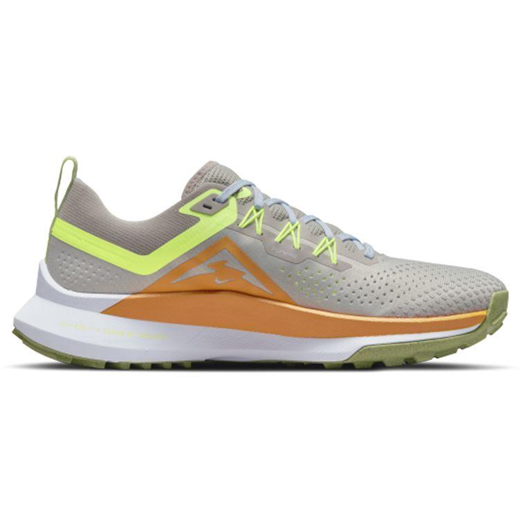 Nike React Pegasus Trail 4 Light Iron Ore Volt Men Sneakers Grey Cobblestone Football-Grey DJ6158-002