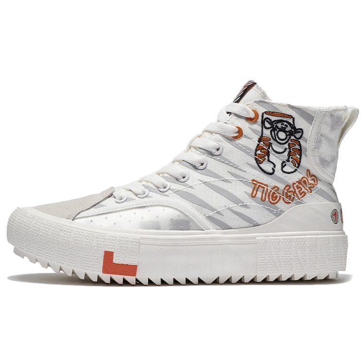 Li Ning Classic Canvas Hi X Disney Tigger 'White' Women's AGCS334-1
