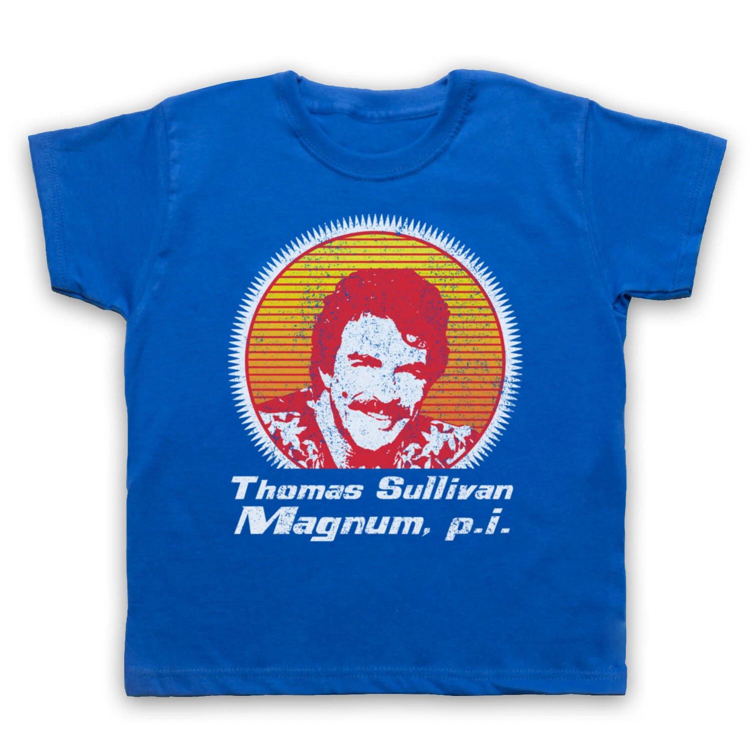 MAGNUM, P.I. TOM SELLECK HAWAII RETRO 80s TV UNOFFICIAL KIDS CHILDS T-shirt 120