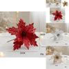 Beautifully Crafted Faux Flower Christmas Decoration In Luxurious Stylish Designs For Holidays