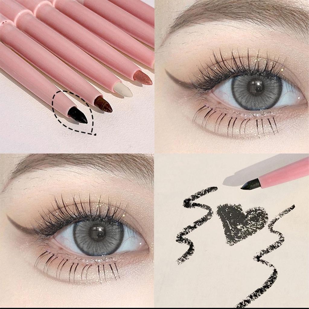 COD 5 Farben Silhouette Fine lovely Waterproof Eyeliner Lovely Eyeliner und Lidschattenstift Augenlid Augenbrauen Eyeliner Waterproof Matteffekt Natürlich