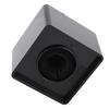 Microphone Square Station Compact Portable Black ABS for Interview Meeting 41mm