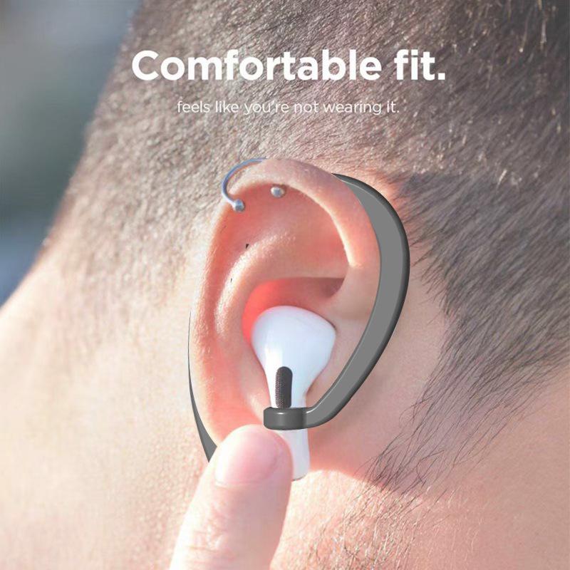 1PAIR Applies To All Bluetooth Headphones AirPods 3 Headphones Anti-lost Ear Hanging Accessories Earcap Earmuffs Silicone Ear Hanging Artifact