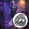 Halloweenkedjor Falska Kedjor 5 Fot Realistiska Halloweenrekvisita Dekorationer för Inomhusfest Fängelse Spökhus Kyrkogård Fängelse