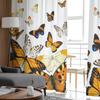 Pastorale Schmetterling Gradienten Gardinen Für Wohnzimmer Schlafzimmer Tüll Vorhang Für Küche Voile Vorhang Blind Panels