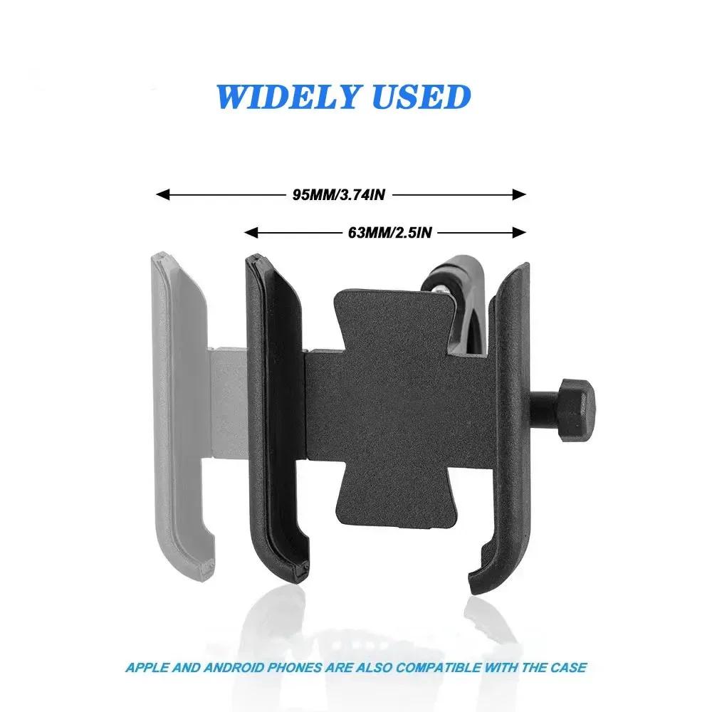 Motorcycle CNC Accessories Aluminum Handlebar Rearview Mobile Phone Holder GPS Stand Bracket For HONDA SH125 SH125i SH 125 125i