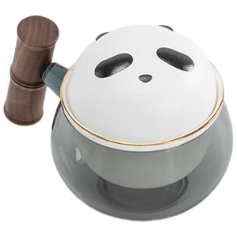

Panda Bamboo Ceramic Tea Infuser Cup