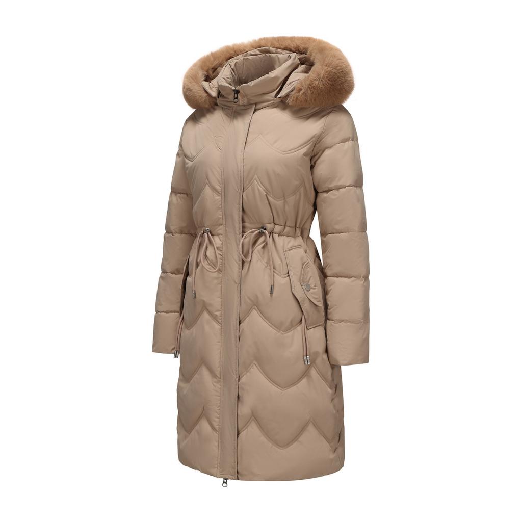 Women's Hooded Coat Ladies Winter Cotton Coat Thickened Warm Jacket
