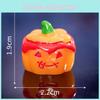 Gruselige Geisterkürbis Harz Mini-Figur Halloween-Themen DIY-Dekor für Zuhause oder Büro