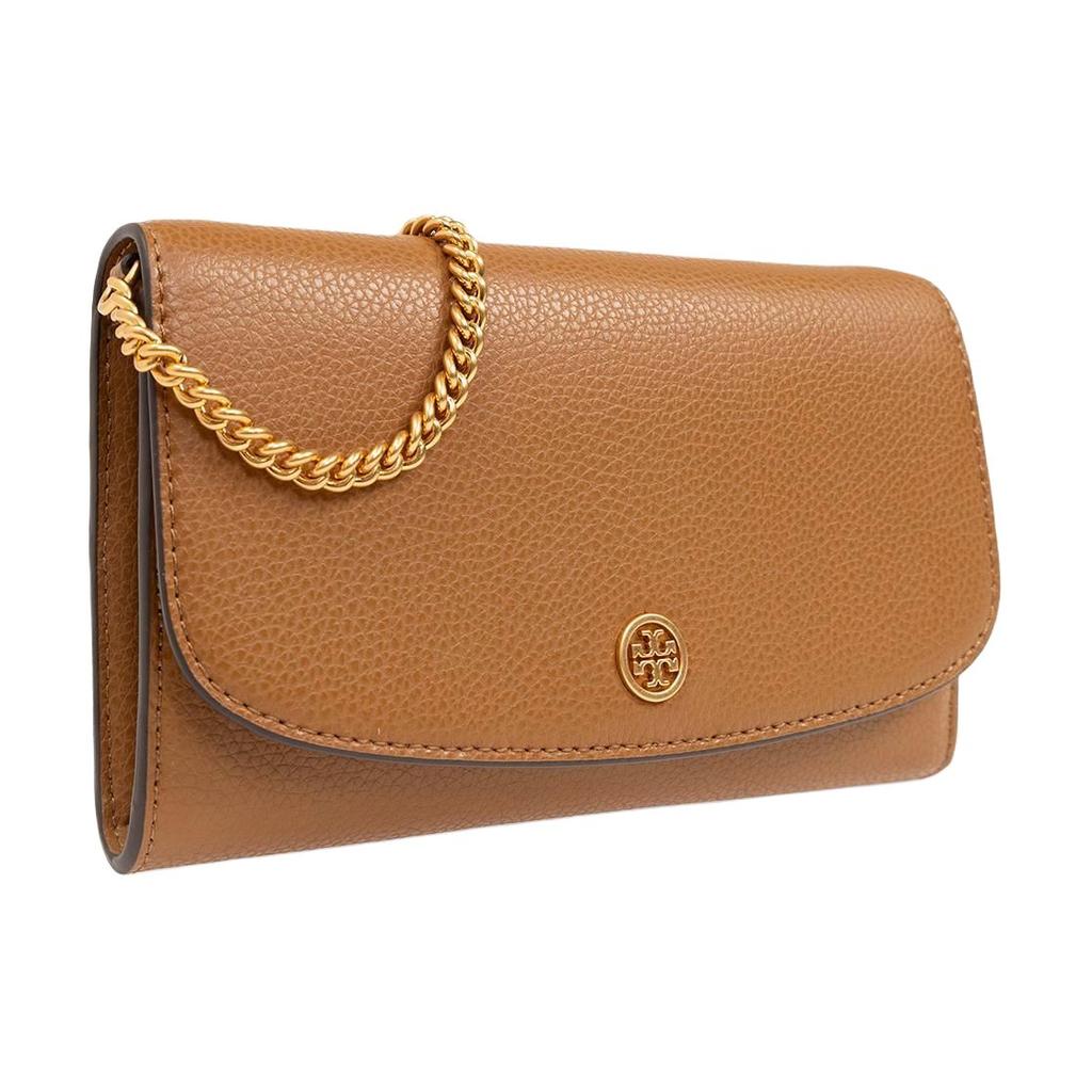 Tory Burch Robinson Magnetic Snap Flap Chain Wallet Women Wallet Tigers-Eye 146367-202