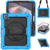 For iPad Pro 11 12.9 13 Inch Case Shockproof Stand Tablet Cover iPad Air 11 4 5 10.9 10th 11th Generation Cases+PET Screen+Strap
