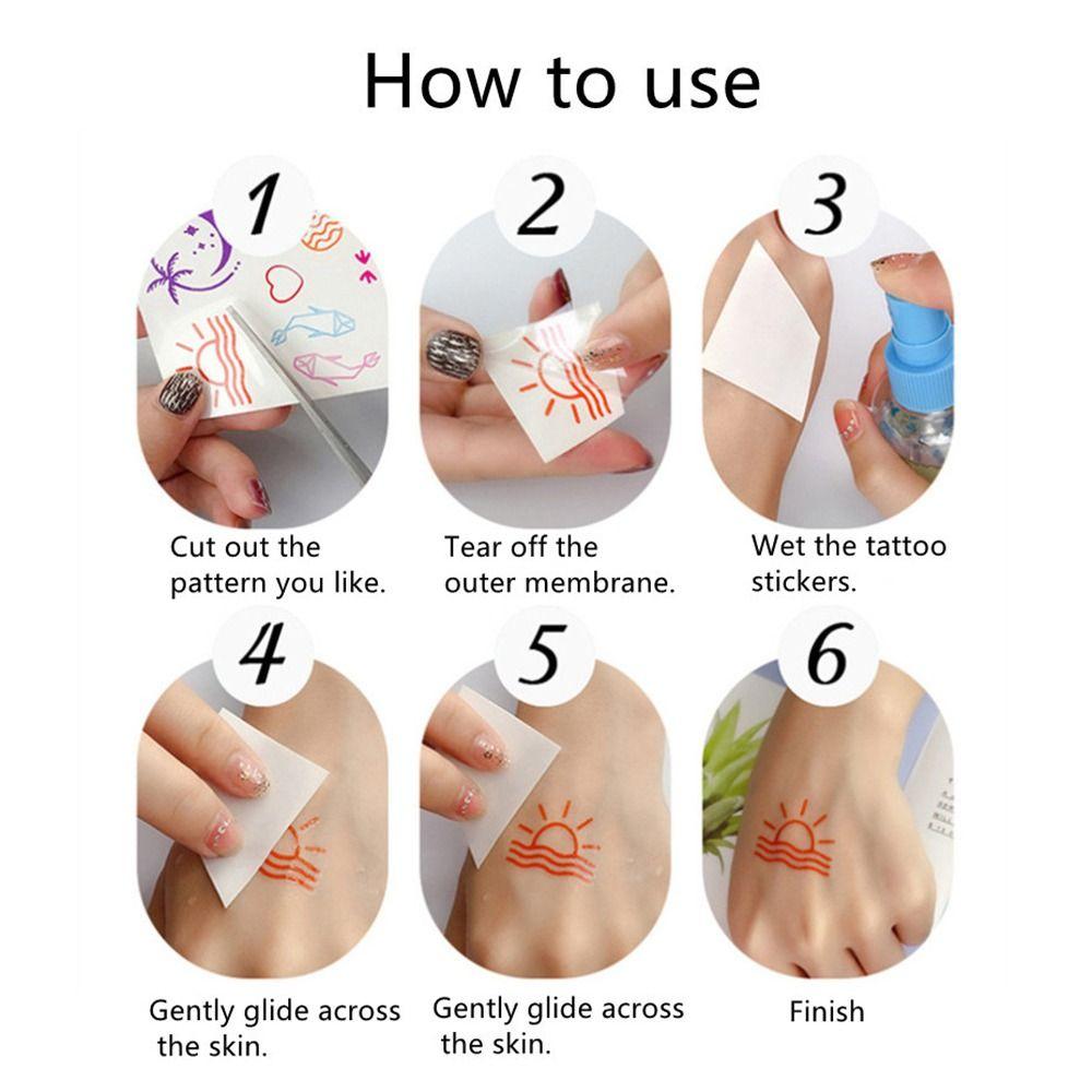 Arm Hand Semi-permanent Henna Tattoo Stickers Body Art Sticker Temporary Tattoo Indian Lace Tattoo