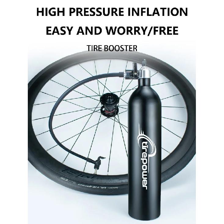 200PSI High Pressure Tank Pump Inflator Tyre Air bottle Tire Booster 1.3L With Valve Gas Cylinder For Bike Vacuum Tubeless Tire