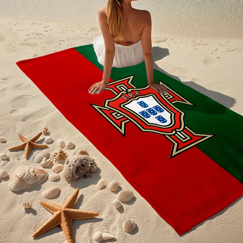 Portugal flag Fashion Beach Towel: Ideal for Summer Adventures Soft, absorbent and quick drying suitable for swimming and bathing