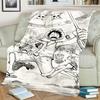 "ONE PIECE" Warm Flannel Blanket for Bedroom, Sofa, Chair, Picnic and Camping