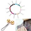 12Pcs/Lot Anti Slip Brooch Headscarf Shawl Scarf Lady Muslim Fixed Pins Scarf Hijab Clips Pearl Stylish Brooch for Women Jewelry