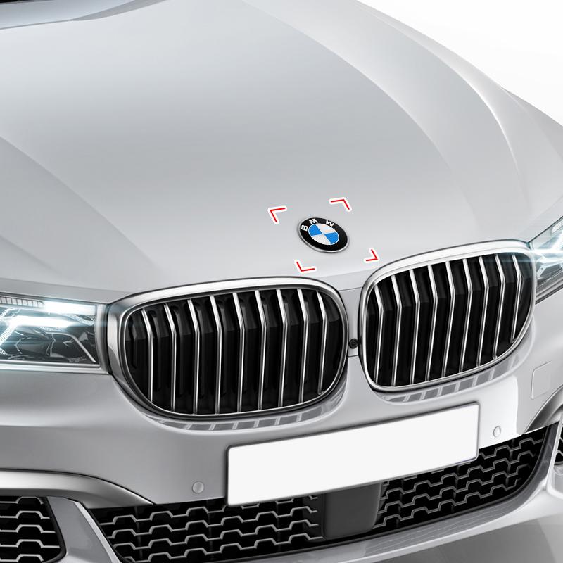 74/82MM Znak na přední kapotu auta Samolepka na zadní kufr Emblém Doplňky pro BMW E46 E39 E90 E60 E36 F30 F10 E34 E30 F20 E92 M3 M4 M5 X6