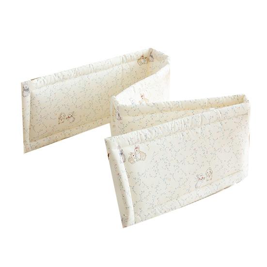 Universal Crib Bumper Soft Crib Side Guard Breathable Cotton Padding for Baby Crib Playpen Side Bed Protection Safe Crib Liner for Boys Girls