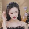 Temperamento Elegante Aro de Cabelo de Borboleta Coreano Doce Antiderrapante Acessórios de Cabelo para Festa Casamento