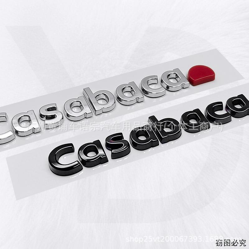 ABS Car Letter Emblem Badge Sticker Modified Rear Tailgate Logo Decal Auto Side Marker Label Accessories Fit For Subaru Casabaca VV999
