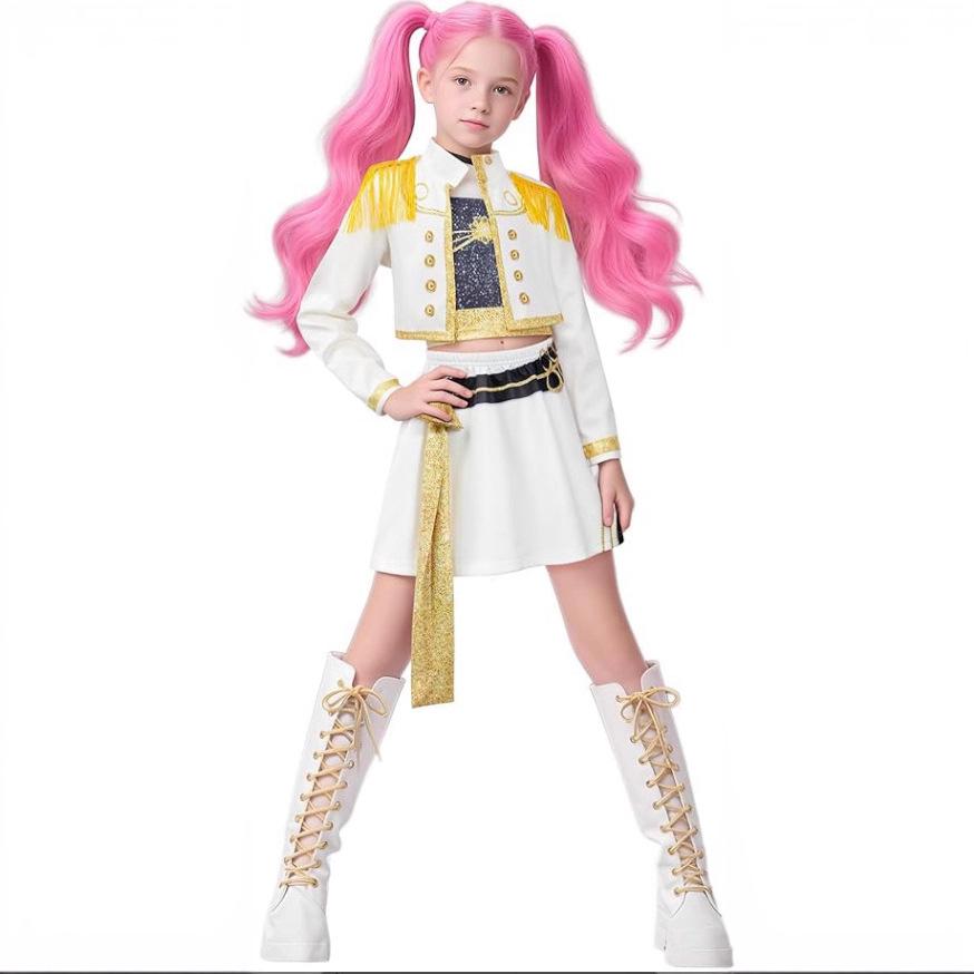 Completo 2025 Cacciatore di Demoni Squadra di Streghe per Ragazze - Set Coordinato Stile Pop Star Stampa 3D