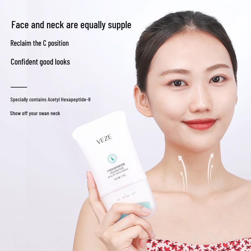 Fan Zhen Hexapeptidový krém na krk: Masážní maska proti vráskám a zpevňující pro péči o krk