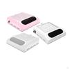 Nail Dust Collector 80W Power for Acrylic Nails Powerful Cordless Vacuum Fan White Black