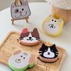 5pcs 3-Layer Cat Kitchen Brush Oil Removal Puppy Sponge Rub Dog Shape Sponge Scrubber Bathroom