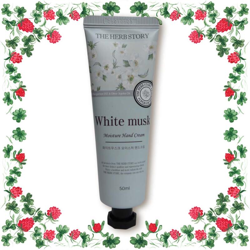 THE HERB STORY Stark Feuchtigkeitsspendende Handcreme White Musk 50ml