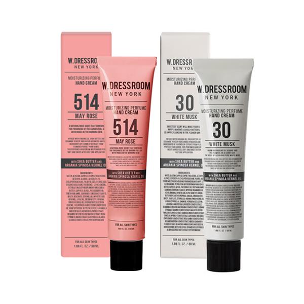 W.DRESSROOM Kvepiantis rankų kremas 50ml*2vnt - 45 variantai [BTS mėgstamiausias kvapas!]
