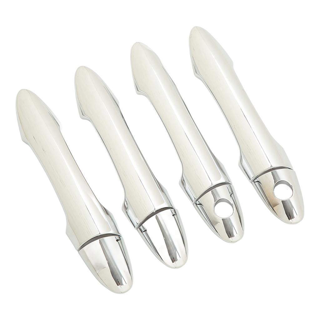 8 Pcs Car Exterior Door Handle Cover ABS Chrome Door Protector for Picanto Morning 2011?2016