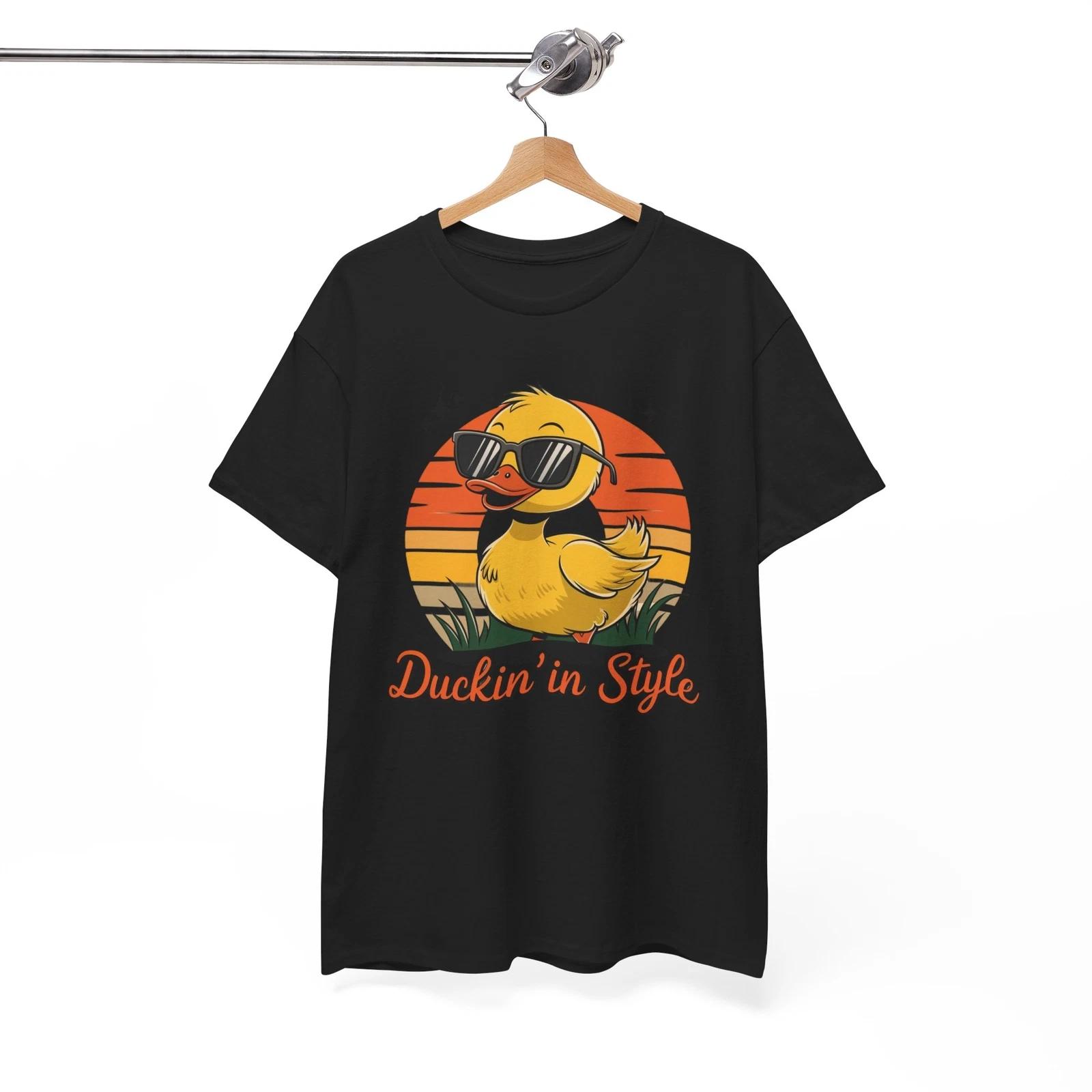 Sarcastic Duck T-Shirt - Mythical Ducky Tee for Dreamers & Creators S