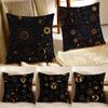 Traditionelle Eid Eid Symbol Druck Kissenbezug Kissenhülle Milbenschutz Wohnzimmer Sofa Dekor Kissen Zimmer