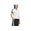 Comfortable Breathable Soft Skin-Friendly Short Sleeve Regular T-Shirt Women Tops White JY7627