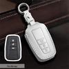 Genuine Leather Key Cover for Toyota Corolla, Camry, RAV4, Wildlander, and Asia Dragon.