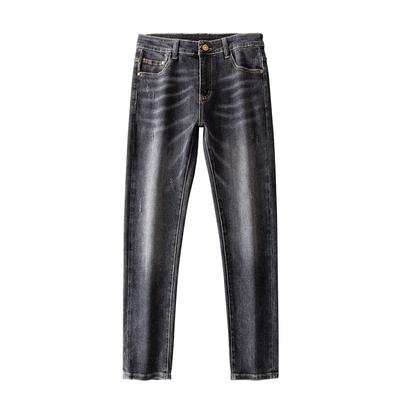 Autumn and Winter Jeans Men's Korean Version Stretch Slim Feet Casual Pants