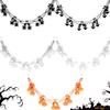 Halloween Honeycomb Eyecatching Garlands Featuring Spider Pumpkin Bat Ghosts