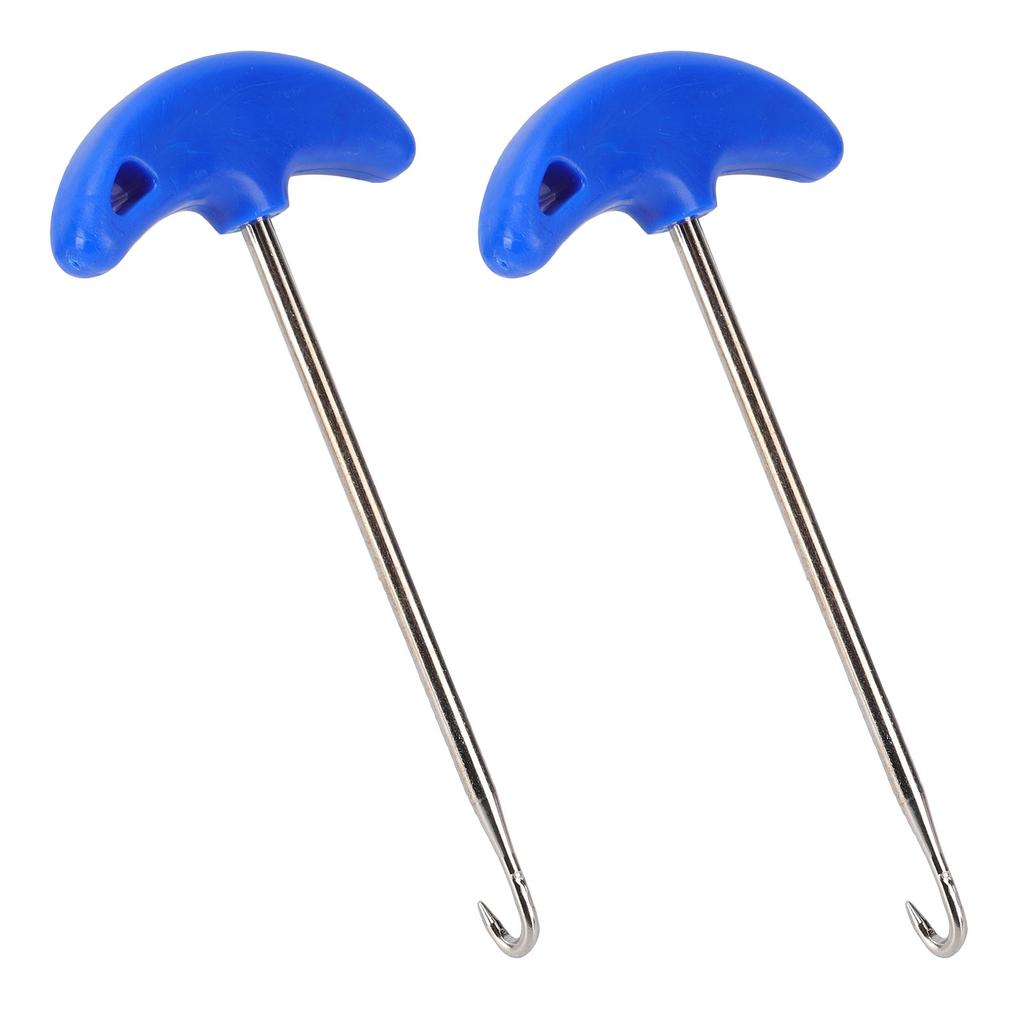 2PCS T Handle Style Remove Install Brake Spring Hook Puller Tool for Motorcycle Bike ATV Blue