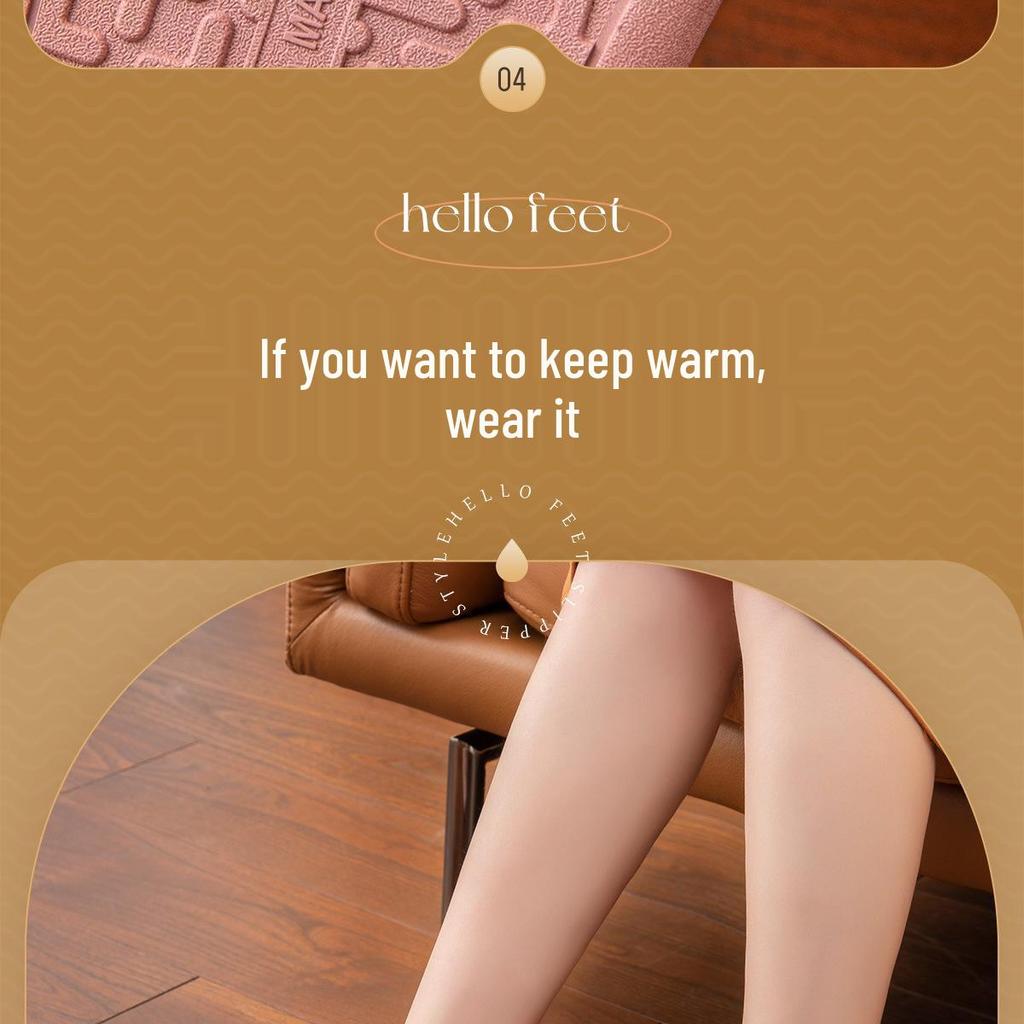 Women's & Men's Waterproof Leather Cotton Slippers for Autumn/Winter 2025 - Indoor/Outdoor, Non-Slip, Heel-Covering Design.