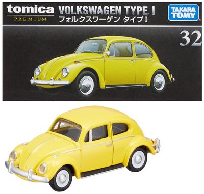 Takara Tomy Tomica Premium 32 Volkswagen Tipo I Mini Carro Brinquedo Idades 3+