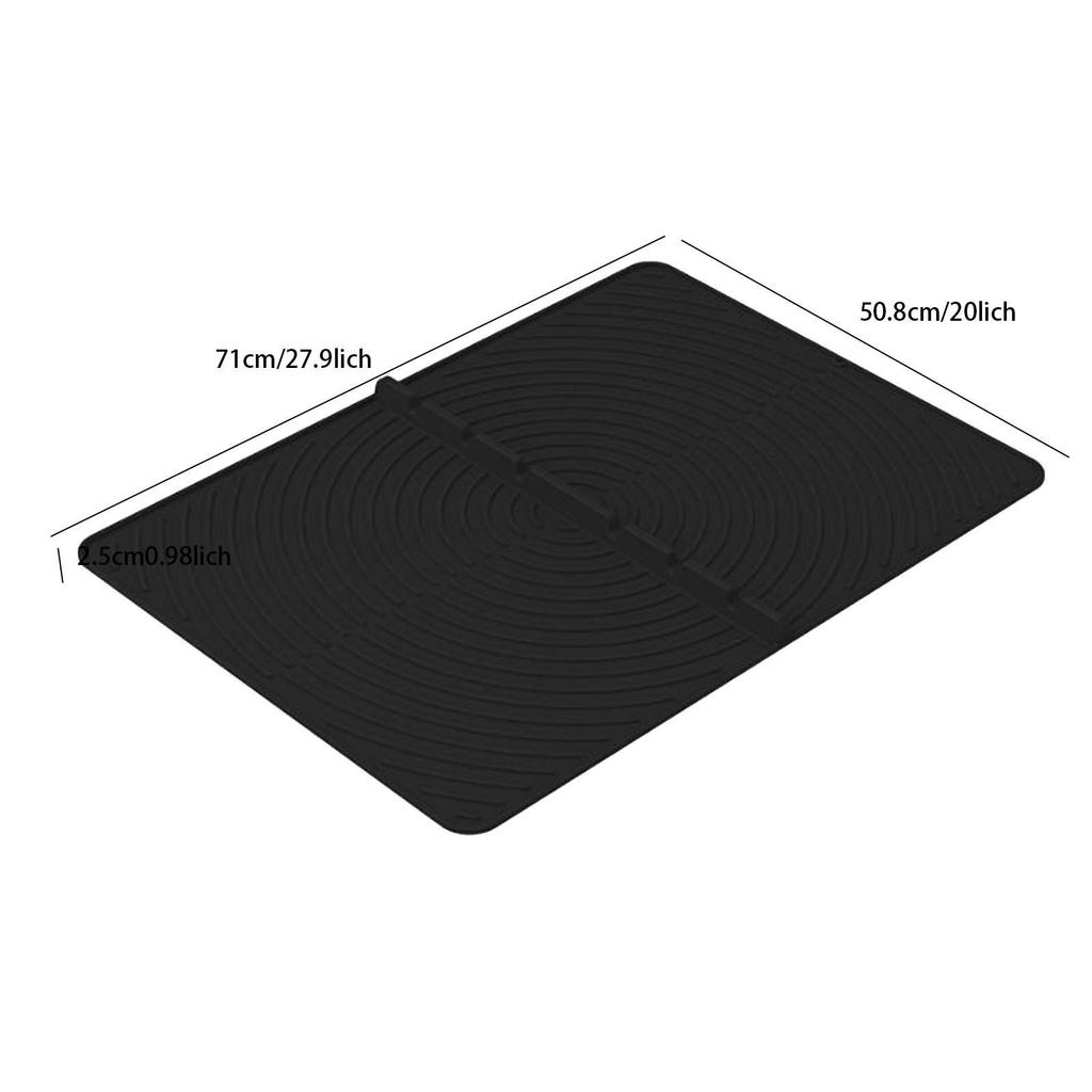 Electric Stove Top Mat Glass Cooktop Protector Dish Drying Pad Silicone Electric Stove Mat for Woks