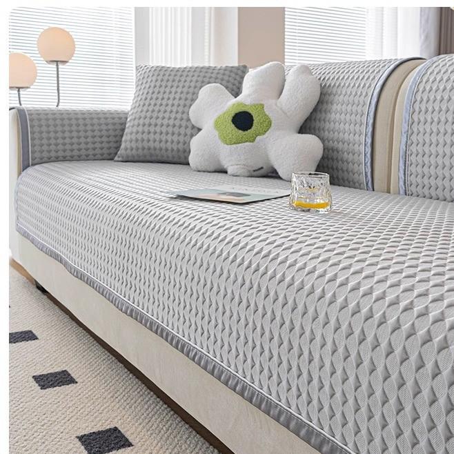 Ice Silk Sofa Cushion, Non-Slip, Advanced Sense, Summer Mat, Seat Cushion, Anti-Cat Paw, Non-Hair Sofa Cover, Cloth Cover, Cool Cushion