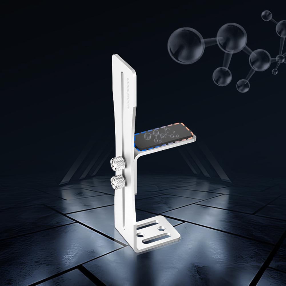 Graphics Card Support Frame Wear Resist Small GPU Fixed Bracket Rust Proof Aluminum GPU Jack Bracket for GPU Fan Position