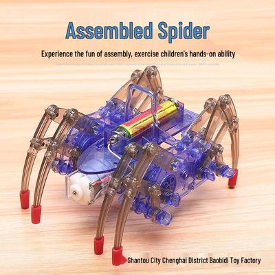 Baobidi Spider Robot DIY Kit: Handmade Educational Toy for Science Experiments