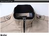 Men's Washed Cotton Stand Collar Jacket - Youth Style Outerwear