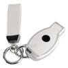 Leather Alloy Aluminum TPU Car Key White Case Cover For Benz GLC GLK CLS