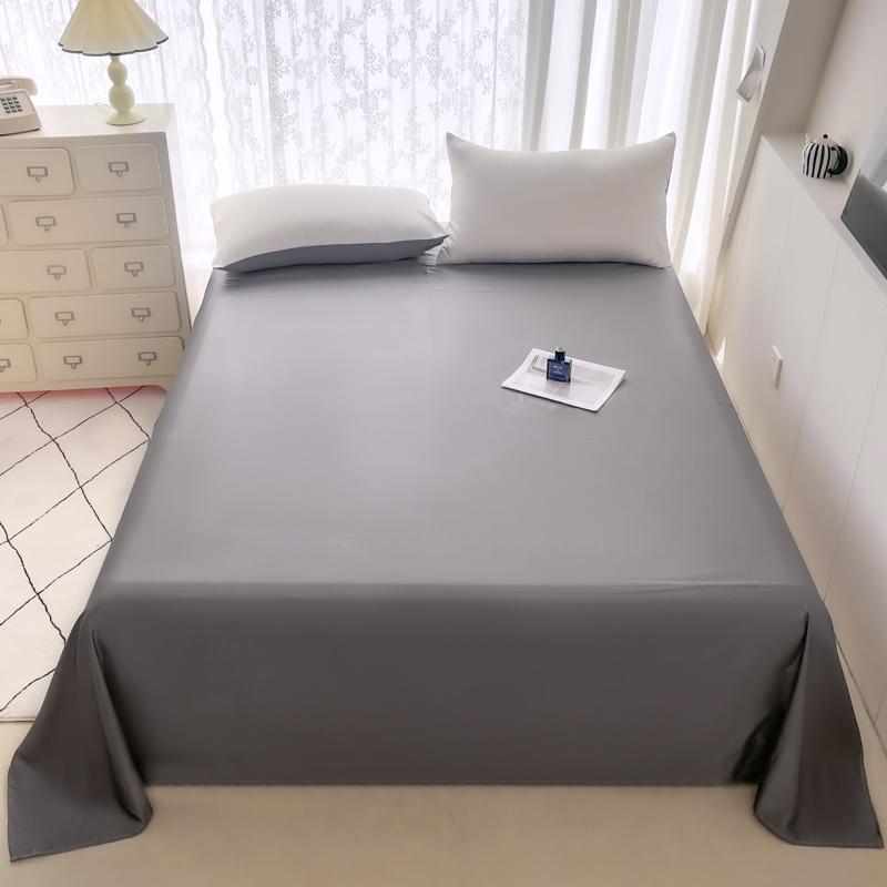 3/4pcs Summer Cool Silk Quilt Set for Bedroom Apartment Solid Color Fashion (1pc Quilt Cover +1pc Bed Sheet +1/2pcs Pillowcase)