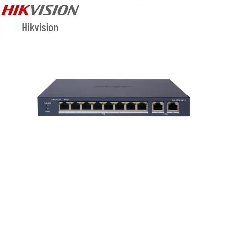 

Hikvision DS-3E0610P-E 9-Port Unmanaged PoE Surveillance Switch