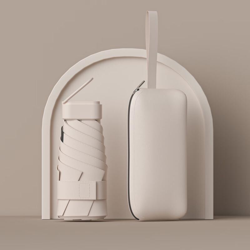 Nanqiao Six-Fold Sun/Rain Umbrella with Card Holder